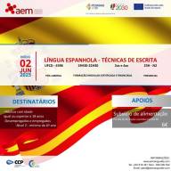 FORMAÇÃO FINANCIADA PÓS-LABORAL: Língua espanhola - técnicas de escrita - N2 - 25H | 2 Junho