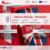 FORMAÇÃO FINANCIADA PÓS-LABORAL: UFCD 6517- Inglês técnico - aeródromos | 25H | N4 - 10 Fevereiro