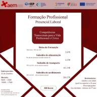 FORMAÇÃO FINANCIADA LABORAL: Formação Modular Certificada - 22 setembro | 300H - Presencial 